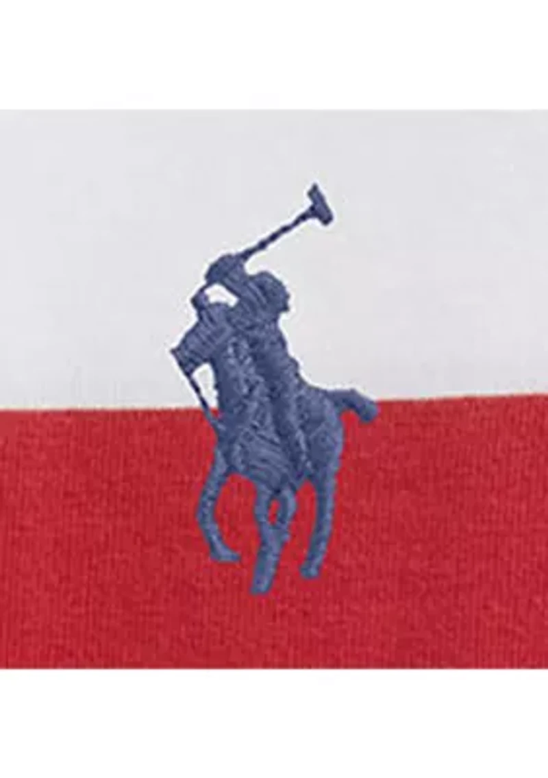 Boys 8-20 Striped Cotton Short-Sleeve Rugby Shirt