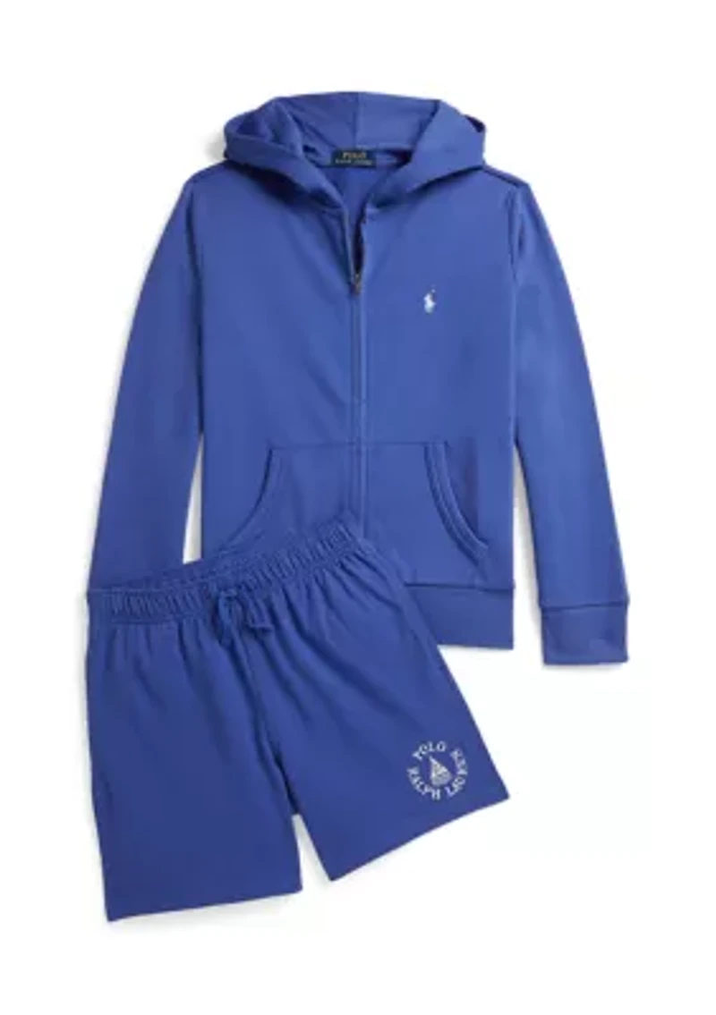 Boys 8-20 Logo Cotton Jersey Short