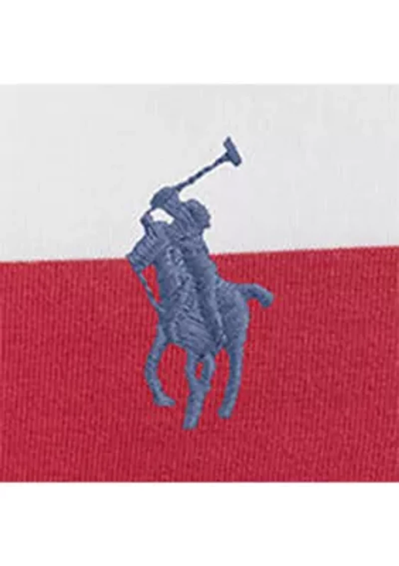 Boys 2-7 Striped Cotton Short-Sleeve Rugby Shirt