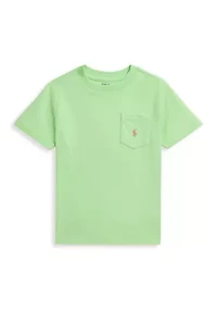 Boys 2-7 Cotton Jersey Pocket T-Shirt