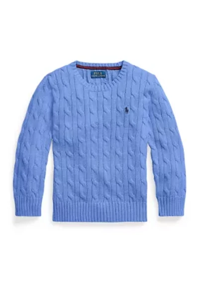 Boys 2-7 Cable Knit Cotton Sweater