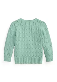 Boys 2-7 Cable-Knit Cotton Sweater