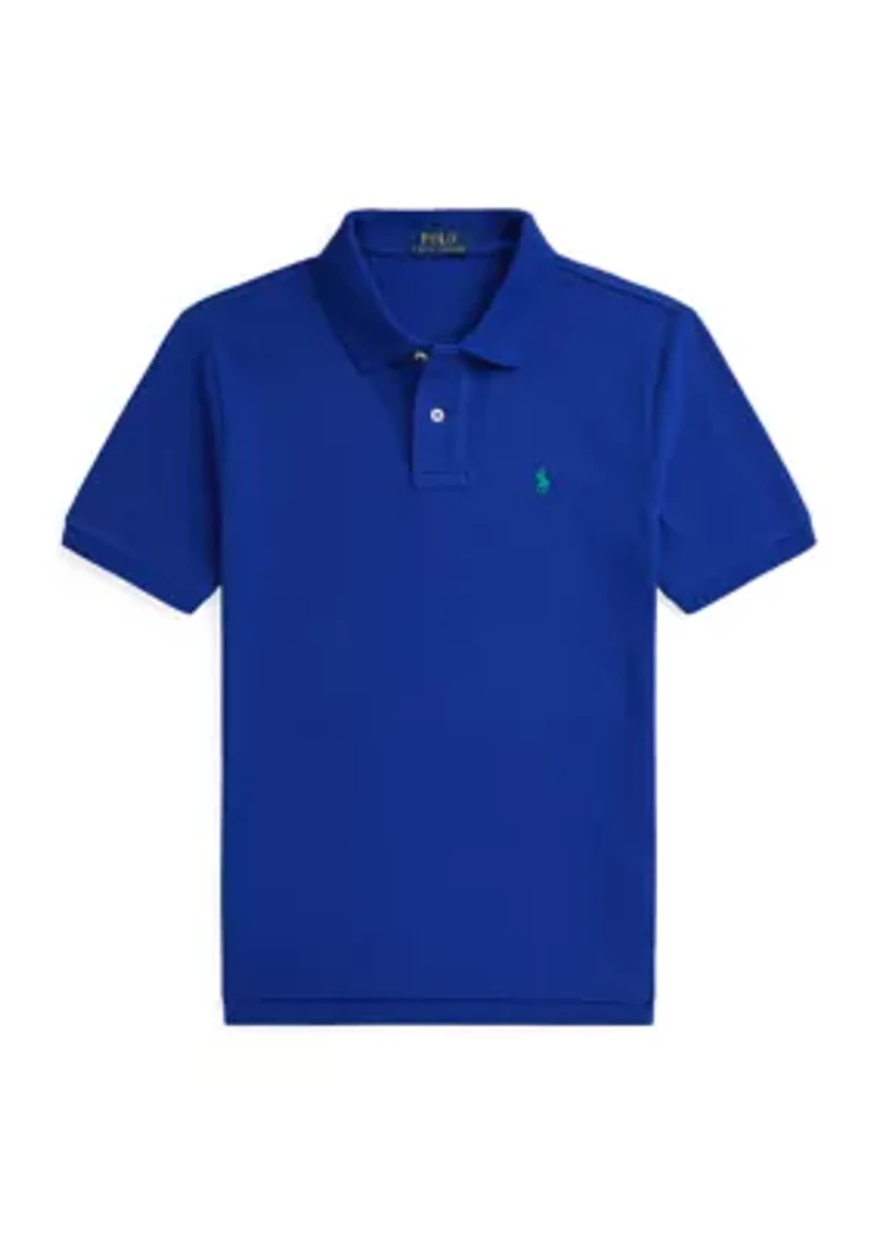 Boys 2-7 Cotton Mesh Polo Shirt