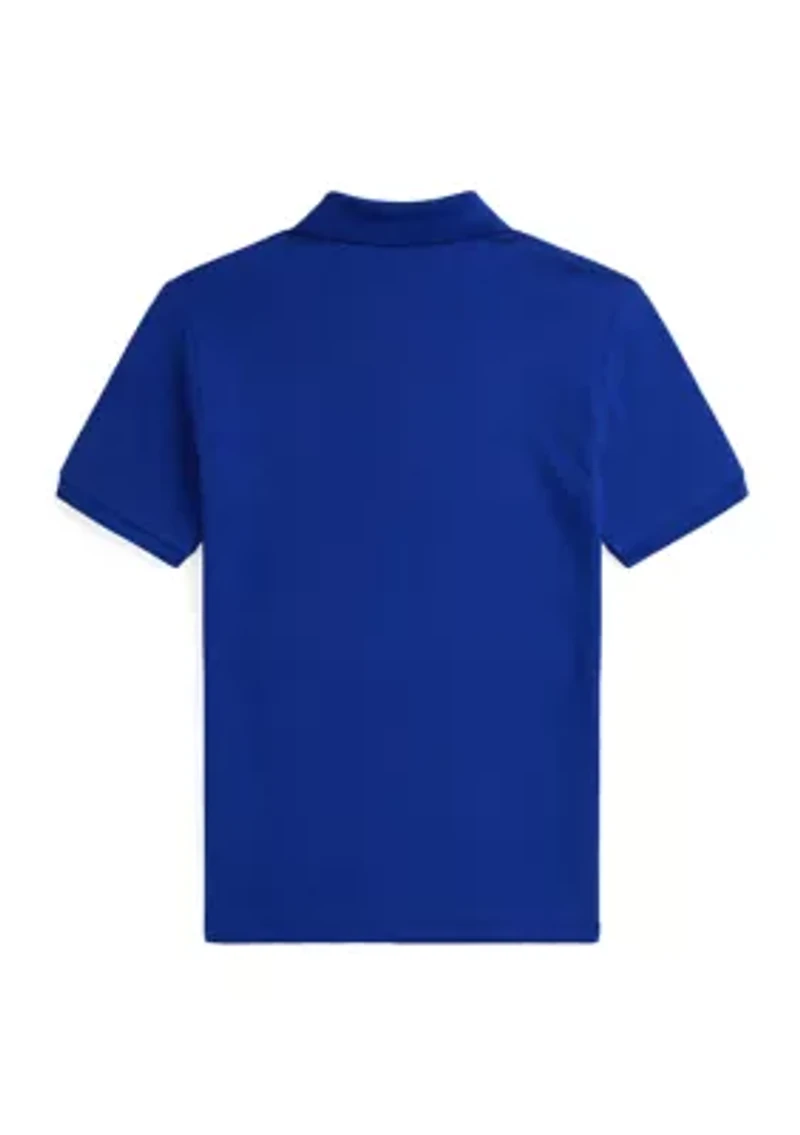 Boys 2-7 Cotton Mesh Polo Shirt