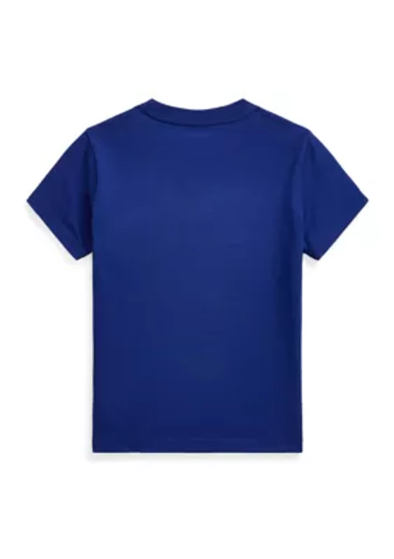 Boys 4-7 Cotton Jersey Crew Neck T-Shirt