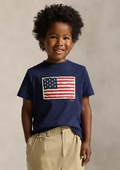 Boys 2-7 Flag Cotton Jersey T-Shirt