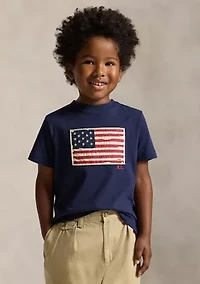 Boys 2-7 Flag Cotton Jersey T-Shirt