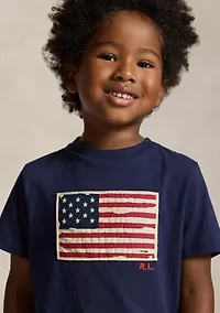 Boys 2-7 Flag Cotton Jersey T-Shirt
