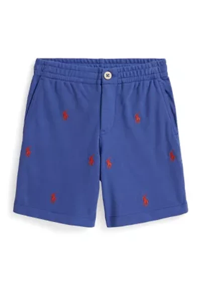 Boys 2-7 Polo Pony Cotton Mesh Shorts