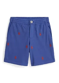 Boys 2-7 Polo Pony Cotton Mesh Shorts