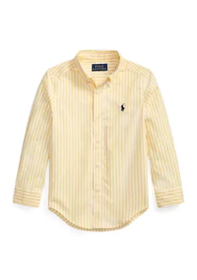Boys 2-7 Plaid Cotton Poplin Shirt