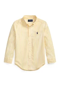Boys 2-7 Plaid Cotton Poplin Shirt