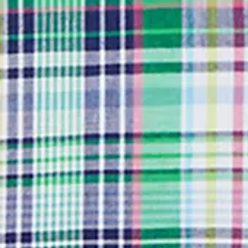 Boys 2-7 Plaid Cotton Poplin Short-Sleeve Shirt