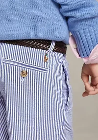 Boys 4-7 Stretch Cotton Seersucker Shorts