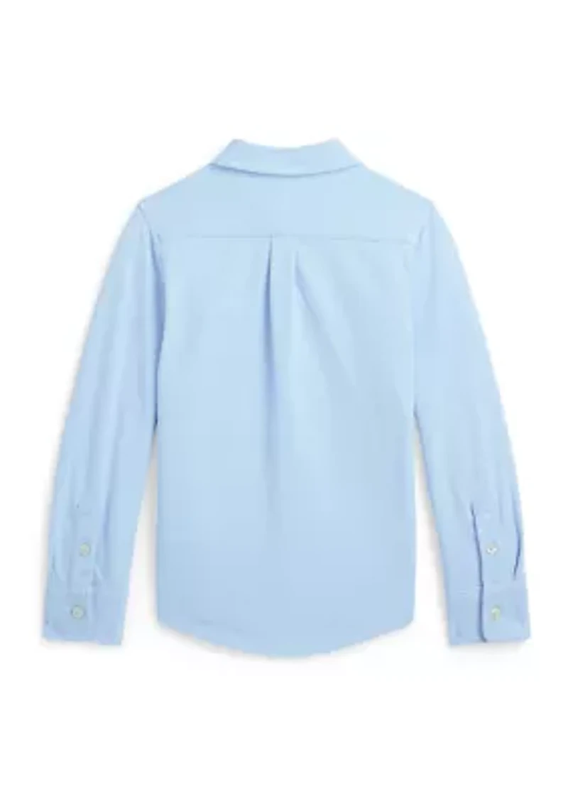 Boys 2-7 Featherweight Cotton Mesh Shirt