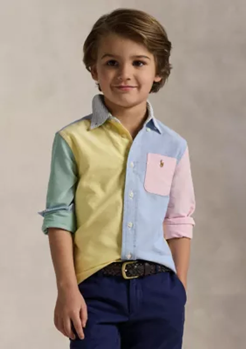 Boys 4-7 Cotton Oxford Fun Shirt