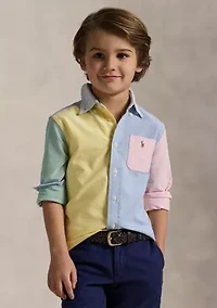 Boys 4-7 Cotton Oxford Fun Shirt