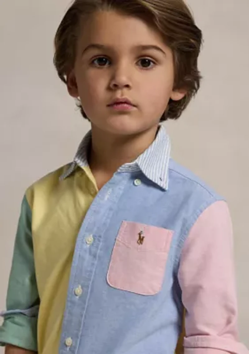 Boys 4-7 Cotton Oxford Fun Shirt