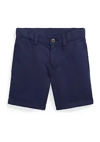 Boys 2-7 Straight Fit Linen-Cotton Shorts