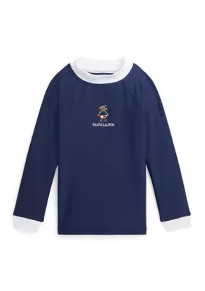 Boys 2-7 Polo Bear Performance Rash Guard