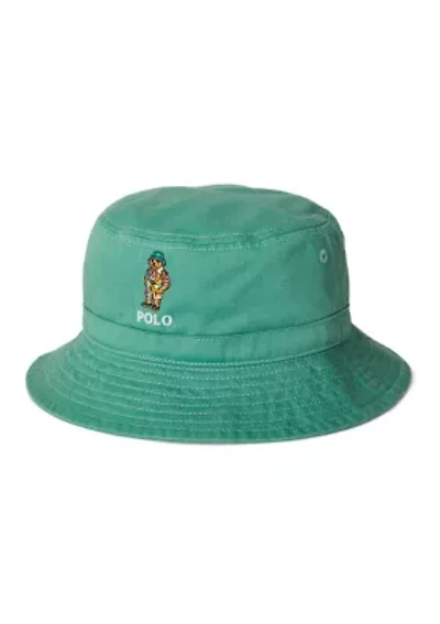 Boys 2-7 Polo Bear Cotton Twill Bucket Hat