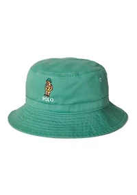 Boys - Polo Bear Cotton Twill Bucket Hat