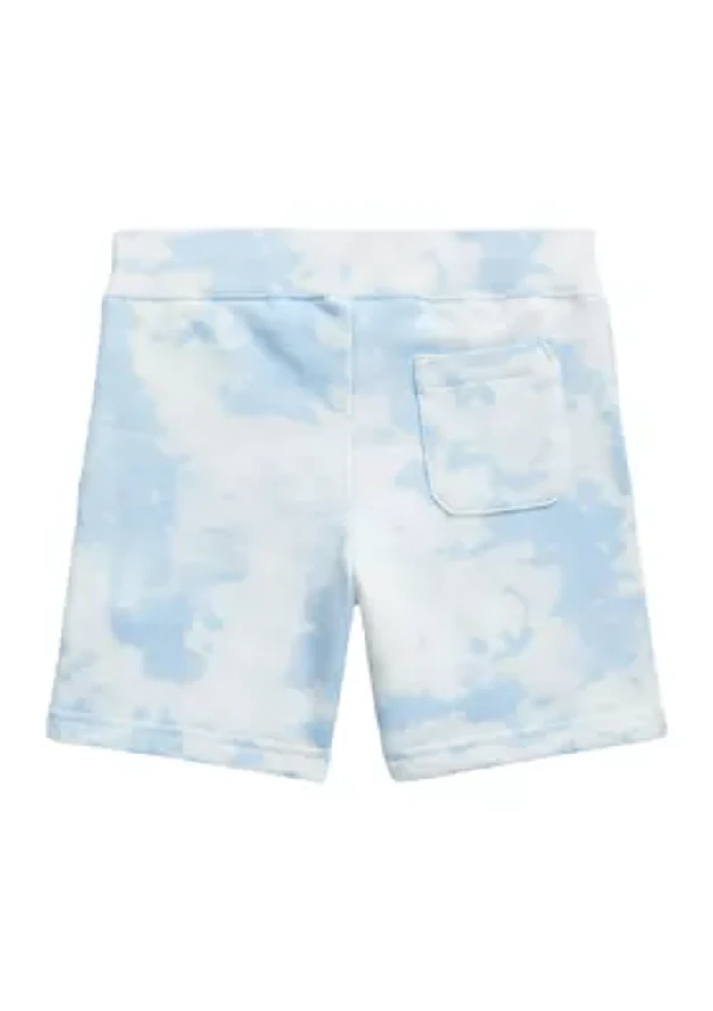 Boys 2-7 Tie Dye Print Fleece Shorts