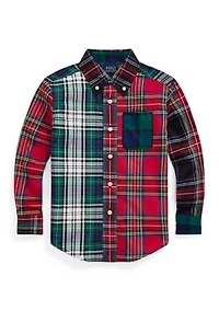 Boys 2-7 Plaid Cotton Fun Shirt