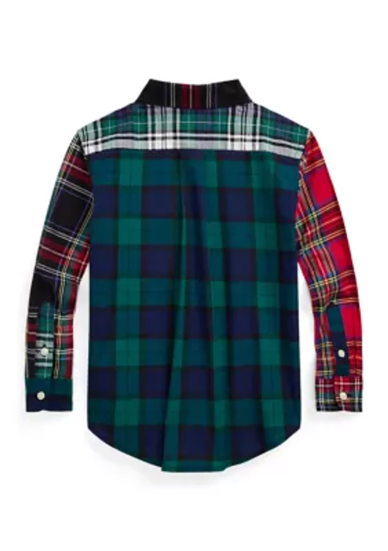Boys 2-7 Plaid Cotton Fun Shirt