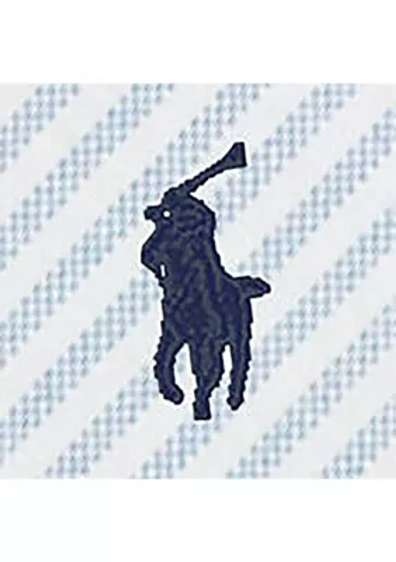 Boys 2-7 Striped Cotton Oxford Graphic Shirt