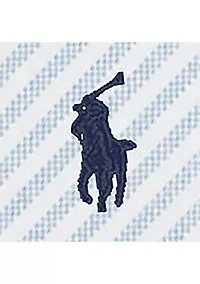 Boys 2-7 Striped Cotton Oxford Graphic Shirt