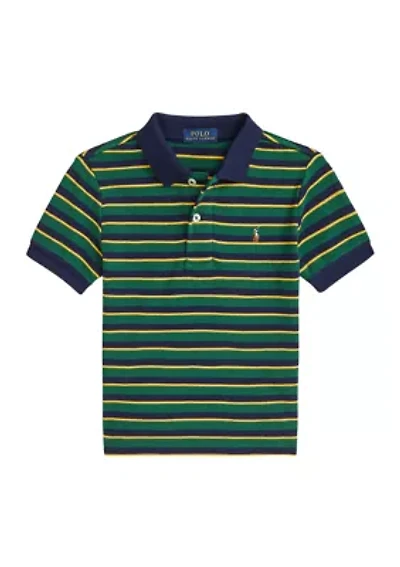 Boys 2-7 Striped Soft Cotton Polo Shirt