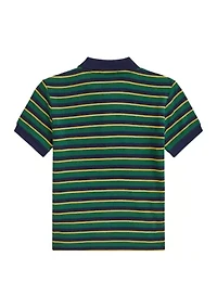 Boys 2-7 Striped Soft Cotton Polo Shirt