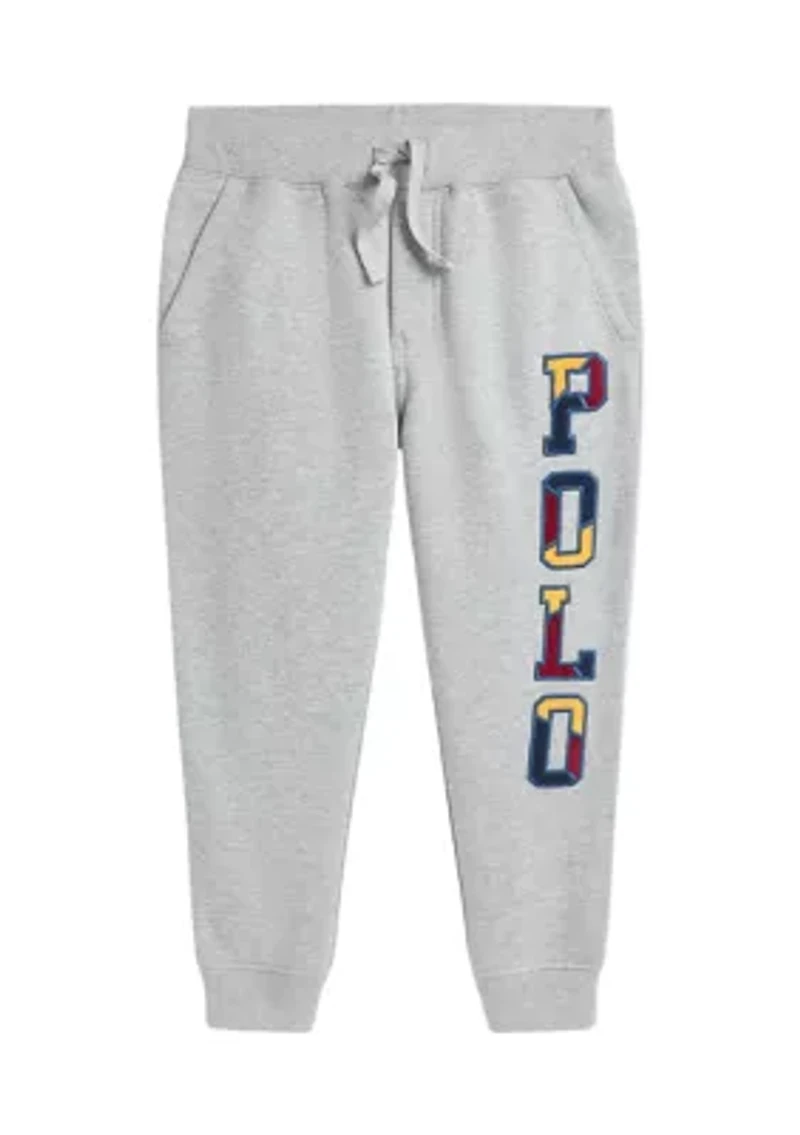 Boys 2-7 Corduroy Logo Fleece Jogger Pants
