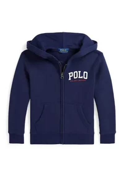 Boys 2-7 Logo Fleece Full Zip Hoodie