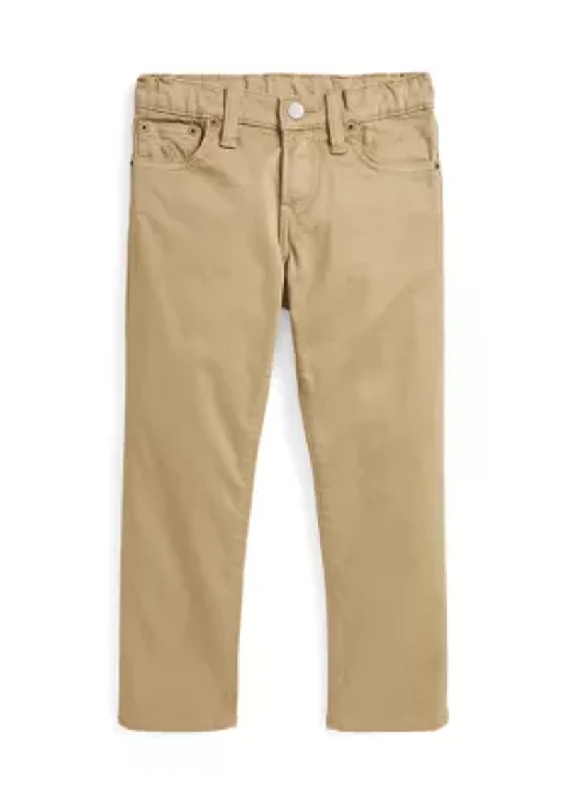 Boys 4-7 Sullivan Slim Stretch Sateen Pants