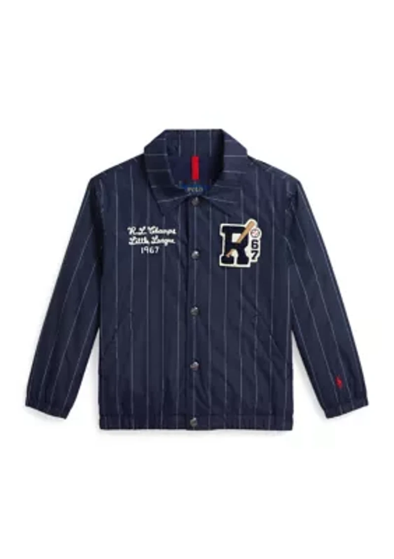 Boys 2-7 Baseball Inspired Coach’s Jacket