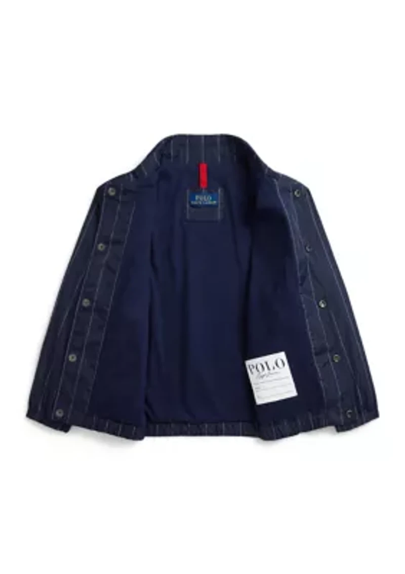 Boys 2-7 Baseball Inspired Coach’s Jacket