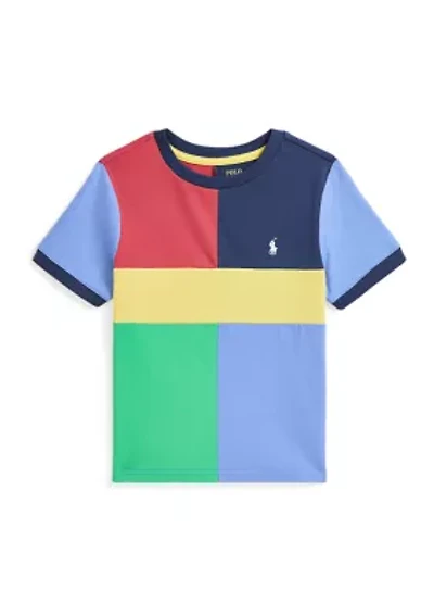 Boys 2-7 Color Blocked Cotton Jersey T-Shirt