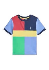 Boys 2-7 Color Blocked Cotton Jersey T-Shirt