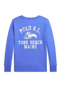 Boys 2-7 Cotton Jersey Long Sleeve Graphic T-Shirt