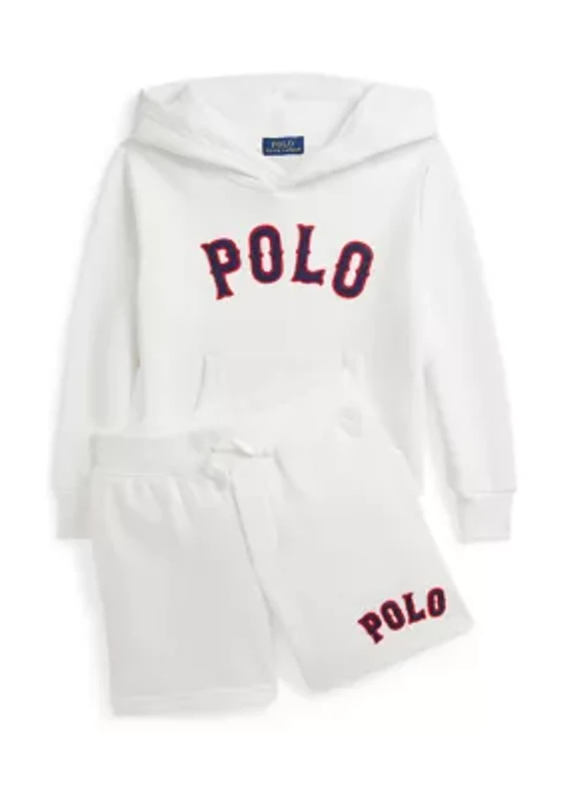 Boys 2-7 Baseball Logo Fleece Shorts