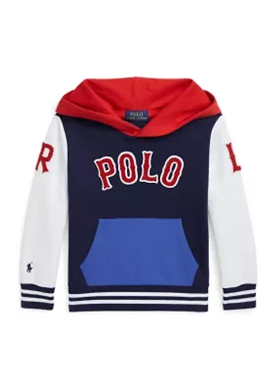 Boys 2-7 Baseball Logo Double Knit Hoodie