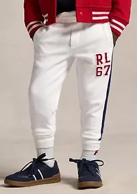 Boys 2-7 Logo Double Knit Jogger Pants