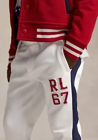 Boys 2-7 Logo Double Knit Jogger Pants