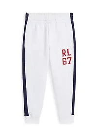 Boys 2-7 Logo Double Knit Jogger Pants