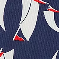 Boys 8-20 Sailboat-Print Cotton Mesh Polo Shirt
