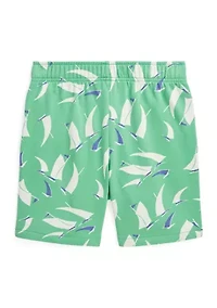 Boys 2-7 Sailboat-Print French Terry Shorts