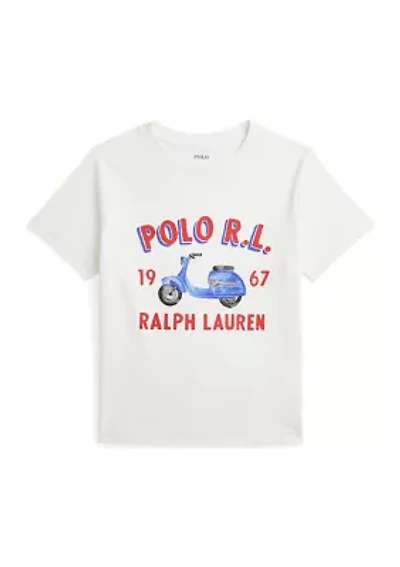 Boys 2-7 Logo Cotton Jersey Graphic T-Shirt