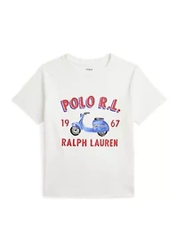 Boys 2-7 Logo Cotton Jersey Graphic T-Shirt